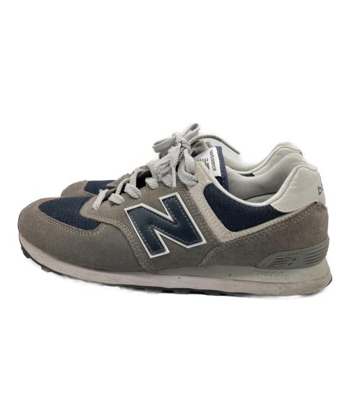NEW BALANCE（ニューバランス）NEW BALANCE (ニューバランス) スウェードシューズ ネイビー×グレー サイズ:27.5cmの古着・服飾アイテム