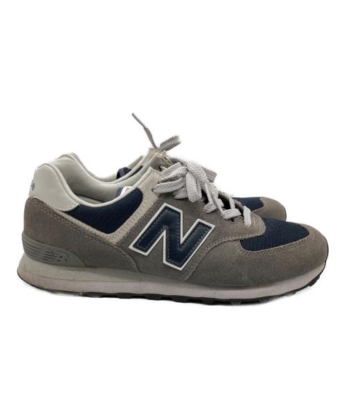 NEW BALANCE（ニューバランス）NEW BALANCE (ニューバランス) スウェードシューズ ネイビー×グレー サイズ:27.5cmの古着・服飾アイテム