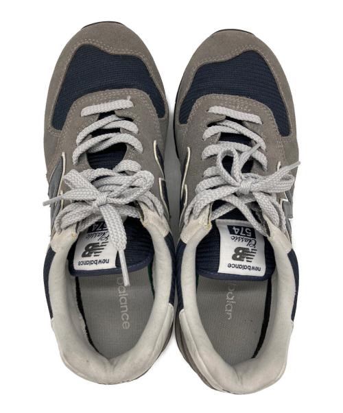 NEW BALANCE（ニューバランス）NEW BALANCE (ニューバランス) スウェードシューズ ネイビー×グレー サイズ:27.5cmの古着・服飾アイテム