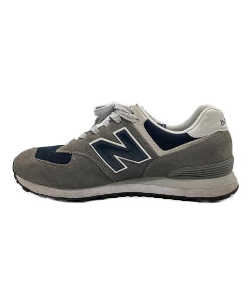 NEW BALANCE（ニューバランス）NEW BALANCE (ニューバランス) スウェードシューズ ネイビー×グレー サイズ:27.5cmの古着・服飾アイテム