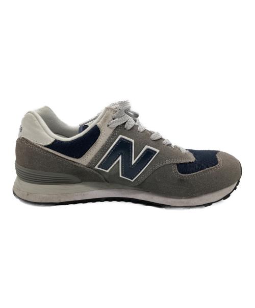 NEW BALANCE（ニューバランス）NEW BALANCE (ニューバランス) スウェードシューズ ネイビー×グレー サイズ:27.5cmの古着・服飾アイテム