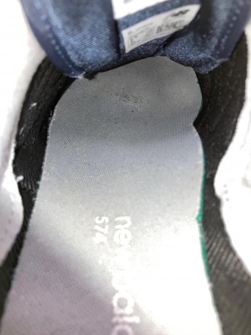 NEW BALANCE（ニューバランス）NEW BALANCE (ニューバランス) スウェードシューズ ネイビー×グレー サイズ:27.5cmの古着・服飾アイテム