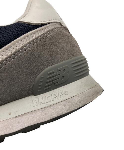 NEW BALANCE（ニューバランス）NEW BALANCE (ニューバランス) スウェードシューズ ネイビー×グレー サイズ:27.5cmの古着・服飾アイテム