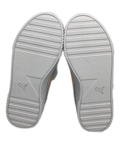 PUMA（プーマ）PUMA (プーマ) ローカットスニーカー　Carina ホワイト×ピンク サイズ:22.5cmの古着・服飾アイテム
