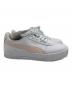 中古・古着 PUMA (プーマ) ローカットスニーカー　Carina ホワイト×ピンク サイズ:22.5cm：4000円