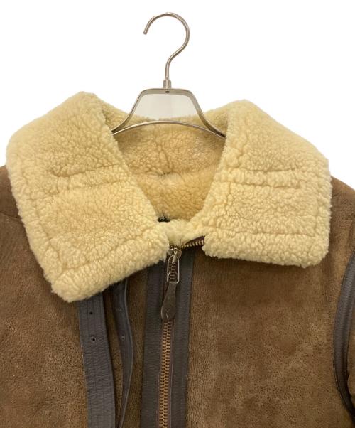 AVIREX（アヴィレックス）AVIREX (アヴィレックス) B-3ムートンフライトジャケット ブラウン サイズ:36の古着・服飾アイテム