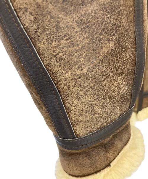 AVIREX（アヴィレックス）AVIREX (アヴィレックス) B-3ムートンフライトジャケット ブラウン サイズ:36の古着・服飾アイテム