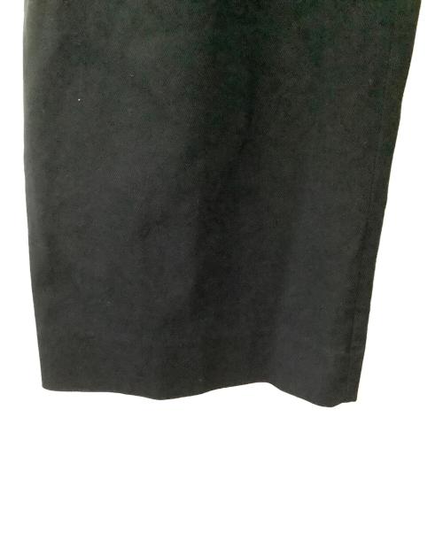 MARKWARE（マーカウェア）MARKWARE (マーカウェア) DOUBLE PLEATED TROUSERS ORGANIC WOOL SURVIVAL CLOTH ブラック サイズ:1の古着・服飾アイテム