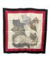 HERMES (エルメス) シルクスカーフ　レ・シャ Les Chats レッド×ブラック：120000円
