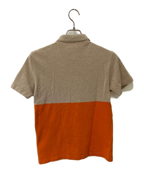 FRED PERRY（フレッドペリー）FRED PERRY (フレッドペリー) ポロシャツ ブラウン×オレンジ サイズ:Mの古着・服飾アイテム