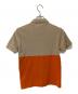 FRED PERRY (フレッドペリー) ポロシャツ ブラウン×オレンジ サイズ:M：4000円
