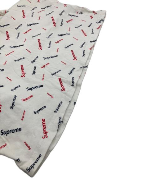 SUPREME（シュプリーム）SUPREME (シュプリーム) 半袖カットソー ホワイト×ネイビー サイズ:Lの古着・服飾アイテム