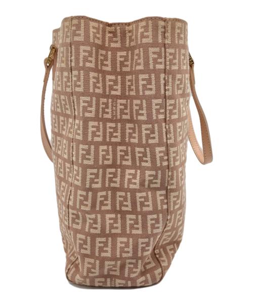 FENDI（フェンディ）FENDI (フェンディ) トートバッグ ピンクベージュの古着・服飾アイテム