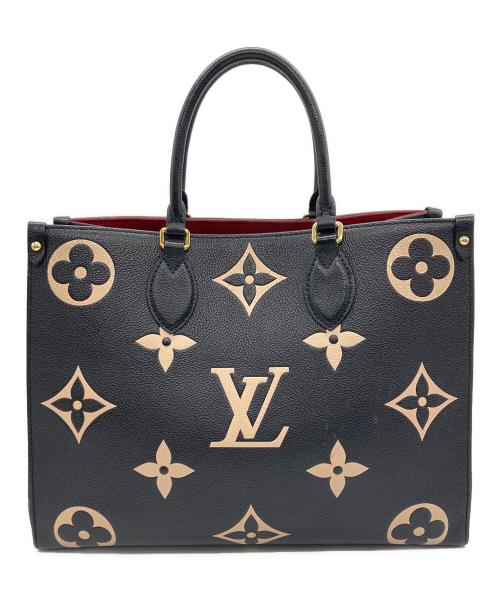 LOUIS VUITTON（ルイ ヴィトン）LOUIS VUITTON (ルイ ヴィトン) オンザゴーMM ブラック×ベージュの古着・服飾アイテム