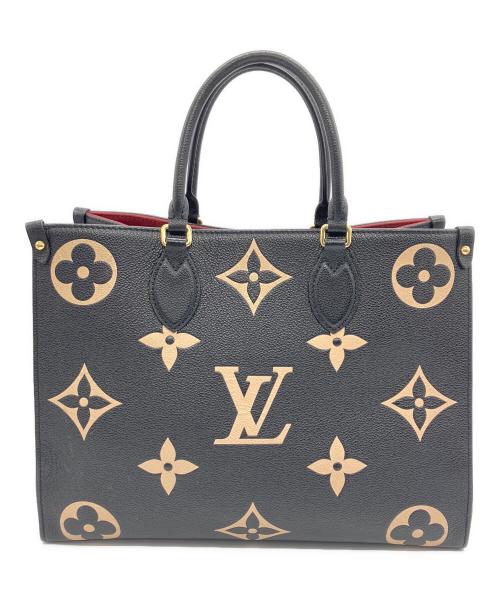 LOUIS VUITTON（ルイ ヴィトン）LOUIS VUITTON (ルイ ヴィトン) オンザゴーMM ブラック×ベージュの古着・服飾アイテム