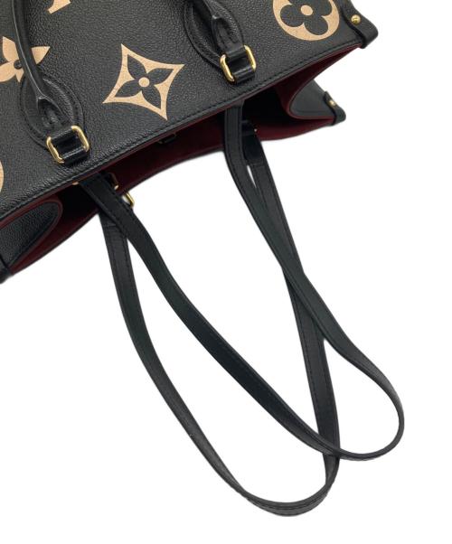 LOUIS VUITTON（ルイ ヴィトン）LOUIS VUITTON (ルイ ヴィトン) オンザゴーMM ブラック×ベージュの古着・服飾アイテム