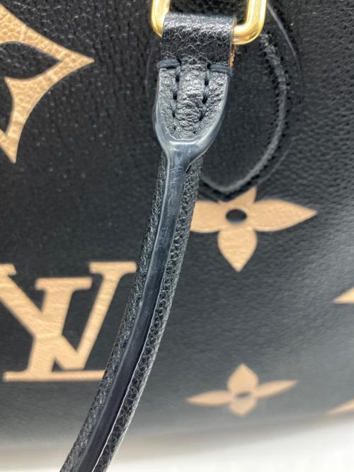 LOUIS VUITTON（ルイ ヴィトン）LOUIS VUITTON (ルイ ヴィトン) オンザゴーMM ブラック×ベージュの古着・服飾アイテム