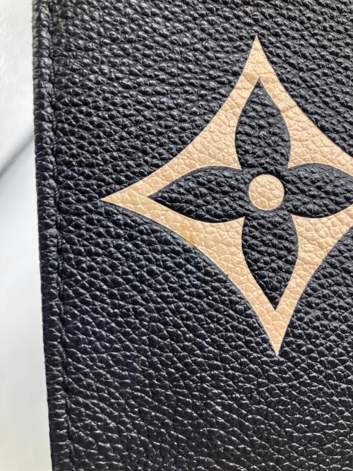 LOUIS VUITTON（ルイ ヴィトン）LOUIS VUITTON (ルイ ヴィトン) オンザゴーMM ブラック×ベージュの古着・服飾アイテム