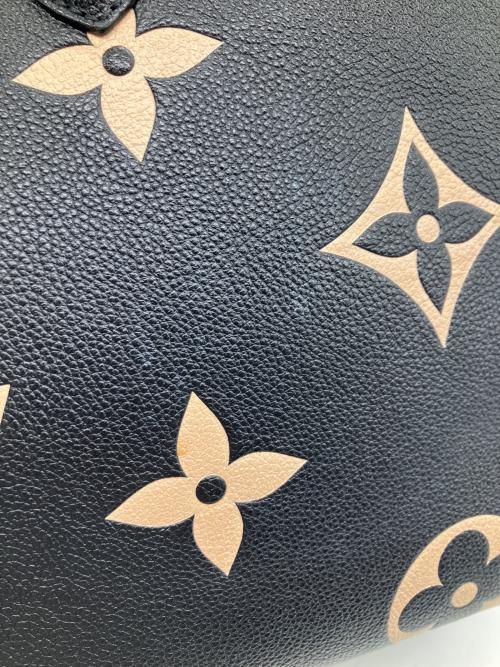 LOUIS VUITTON（ルイ ヴィトン）LOUIS VUITTON (ルイ ヴィトン) オンザゴーMM ブラック×ベージュの古着・服飾アイテム