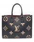 LOUIS VUITTON（ルイ ヴィトン）の古着「オンザゴーMM」｜ブラック×ベージュ