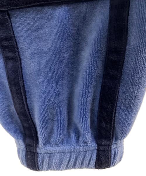 SUPREME（シュプリーム）SUPREME (シュプリーム) Grid Taping Velour Jacket ブルー×ブラック サイズ:Lの古着・服飾アイテム