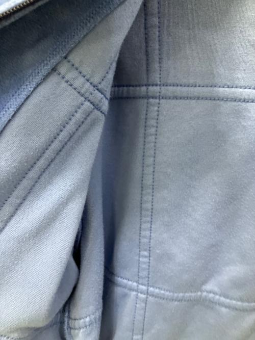 SUPREME（シュプリーム）SUPREME (シュプリーム) Grid Taping Velour Jacket ブルー×ブラック サイズ:Lの古着・服飾アイテム