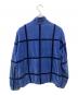 SUPREME (シュプリーム) Grid Taping Velour Jacket ブルー×ブラック サイズ:L：18000円
