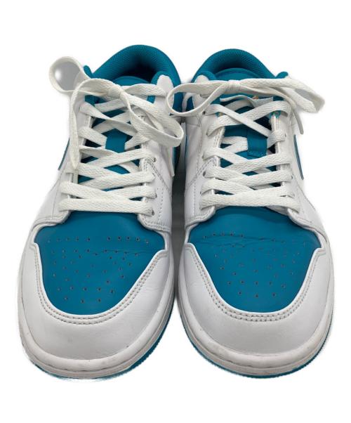 NIKE（ナイキ）NIKE (ナイキ) AIR JORDAN 1 LOW ホワイト×ブルー サイズ:２７cmの古着・服飾アイテム
