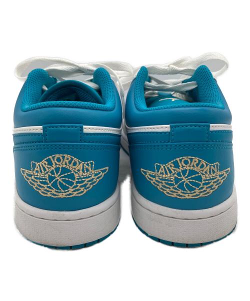 NIKE（ナイキ）NIKE (ナイキ) AIR JORDAN 1 LOW ホワイト×ブルー サイズ:２７cmの古着・服飾アイテム