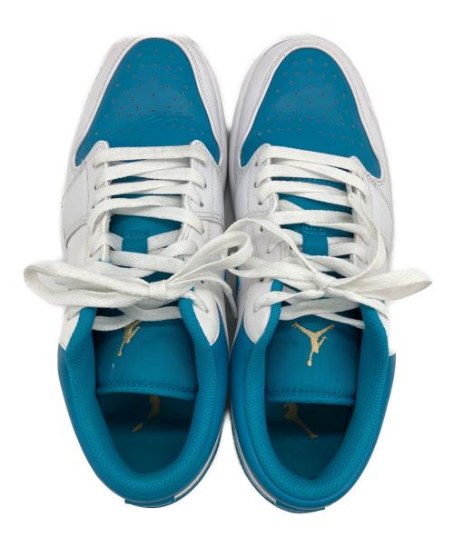 NIKE（ナイキ）NIKE (ナイキ) AIR JORDAN 1 LOW ホワイト×ブルー サイズ:２７cmの古着・服飾アイテム