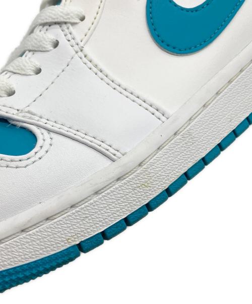 NIKE（ナイキ）NIKE (ナイキ) AIR JORDAN 1 LOW ホワイト×ブルー サイズ:２７cmの古着・服飾アイテム