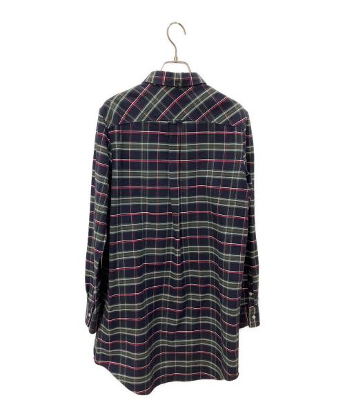 FRED PERRY（フレッドペリー）FRED PERRY (フレッドペリー) シャツワンピース ブラック×グリーン サイズ:36の古着・服飾アイテム