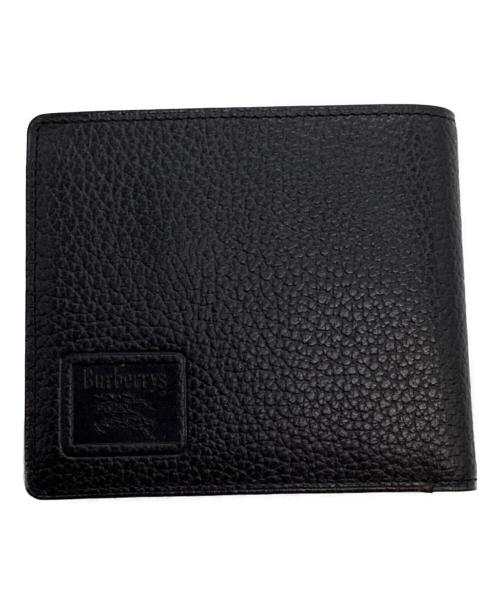 Burberry's（バーバリーズ）Burberry's (バーバリーズ) 2つ折り財布 ブラックの古着・服飾アイテム