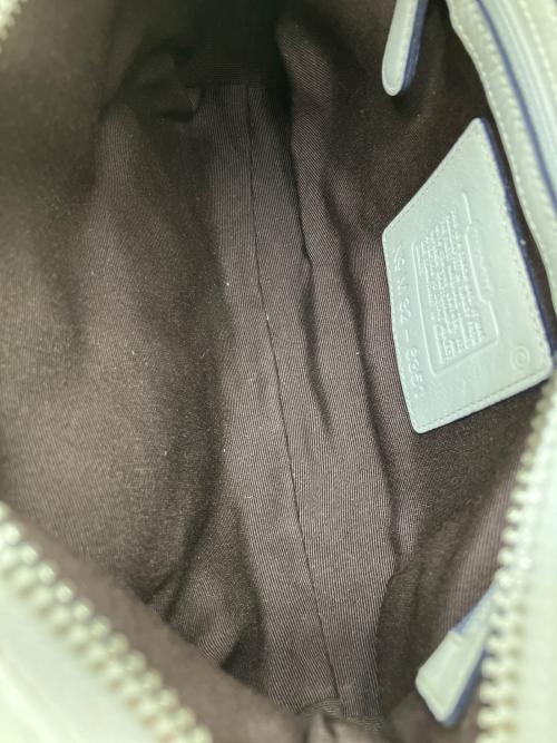 COACH（コーチ）COACH (コーチ) ワンショルダーバッグ ブルー×ホワイトの古着・服飾アイテム