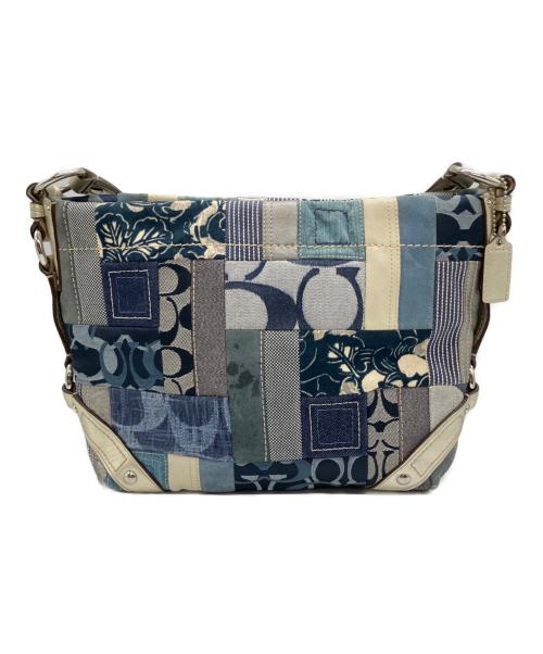 COACH（コーチ）COACH (コーチ) ワンショルダーバッグ ブルーの古着・服飾アイテム