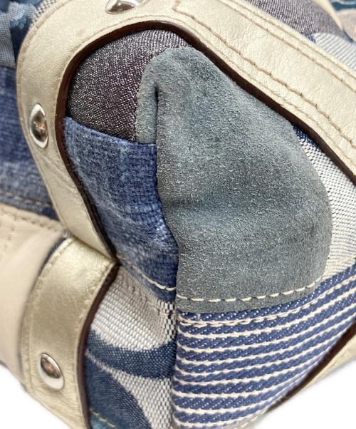 COACH（コーチ）COACH (コーチ) ワンショルダーバッグ ブルーの古着・服飾アイテム