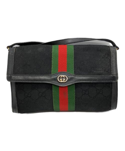 GUCCI（グッチ）GUCCI (グッチ) ショルダーバッグ ブラックの古着・服飾アイテム