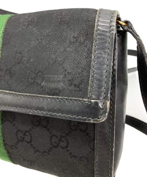 GUCCI（グッチ）GUCCI (グッチ) ショルダーバッグ ブラックの古着・服飾アイテム