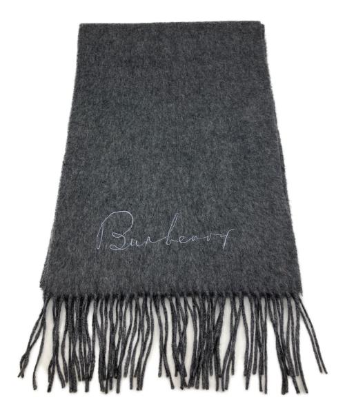BURBERRY LONDON（バーバリーロンドン）BURBERRY LONDON (バーバリーロンドン) カシミヤストール グレーの古着・服飾アイテム