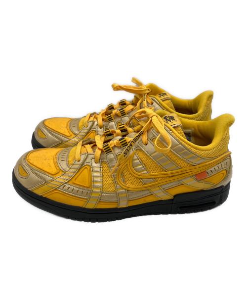 NIKE（ナイキ）NIKE (ナイキ) OFFWHITE (オフホワイト) AIR RUBBER DUNK LOW イエロー サイズ:30cmの古着・服飾アイテム