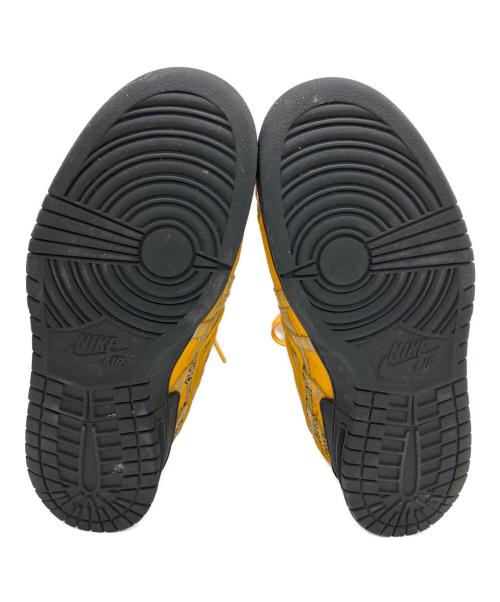 NIKE（ナイキ）NIKE (ナイキ) OFFWHITE (オフホワイト) AIR RUBBER DUNK LOW イエロー サイズ:30cmの古着・服飾アイテム