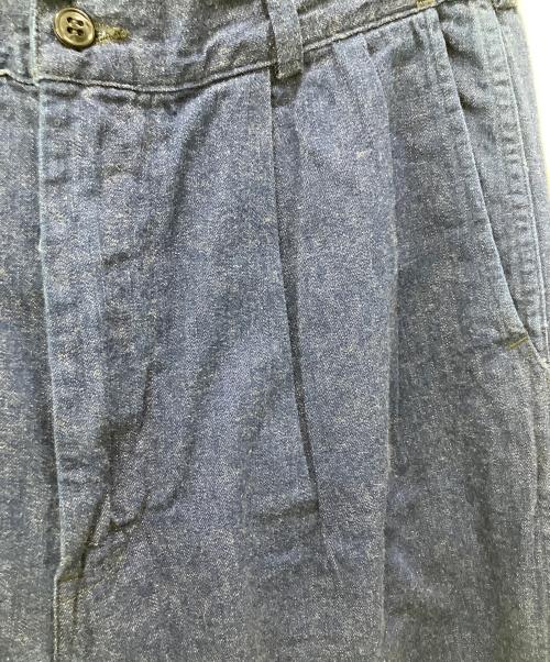 orSlow（オアスロウ）orSlow (オアスロウ) TWO TUCK DENIM WIDE TROUSERS ワンウォッシュ サイズ:3 未使用品の古着・服飾アイテム