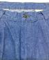 中古・古着 orSlow (オアスロウ) TWO TUCK DENIM WIDE TROUSERS ワンウォッシュ サイズ:3 未使用品：12000円
