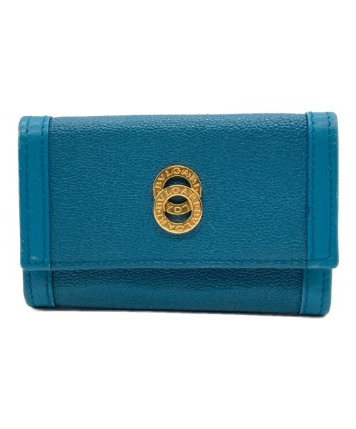 BVLGARI（ブルガリ）BVLGARI (ブルガリ) キーケース　GOAT ブルーの古着・服飾アイテム