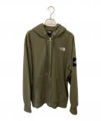 THE NORTH FACEザ ノース フェイス）の古着「Square Logo Full Zip」｜グリーン