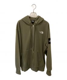 THE NORTH FACE（ザ ノース フェイス）の古着「Square Logo Full Zip」｜グリーン