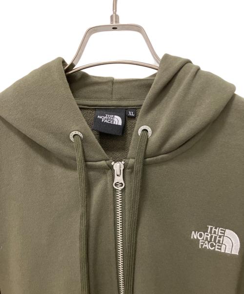 THE NORTH FACE（ザ ノース フェイス）THE NORTH FACE (ザ ノース フェイス) Square Logo Full Zip グリーン サイズ:XLの古着・服飾アイテム
