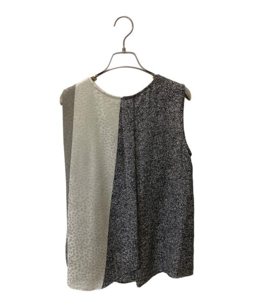 MaxMara（マックスマーラ）MaxMara (マックスマーラ) ノースリーブブラウス グレー サイズ:40の古着・服飾アイテム