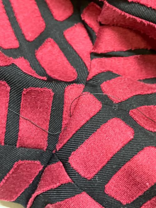 ISSEY MIYAKE（イッセイミヤケ）ISSEY MIYAKE (イッセイミヤケ) ワイドパンツ ボルドー サイズ:2の古着・服飾アイテム