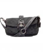 COACHコーチ）の古着「ワンショルダーバッグ」｜ブラック